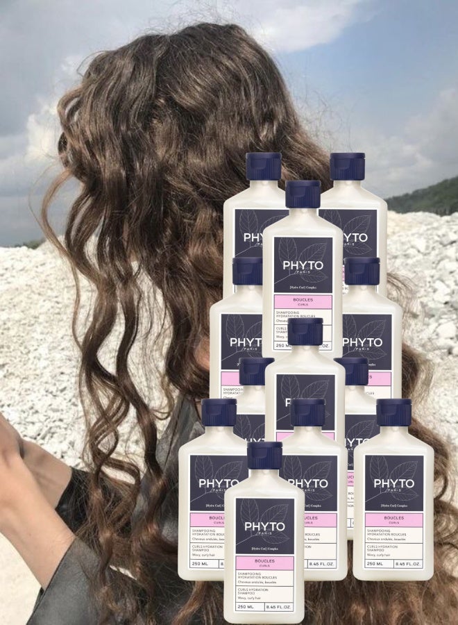Phyto 12 Pieces Phyto Curls Hydration Shampoo 250ML - Image 1