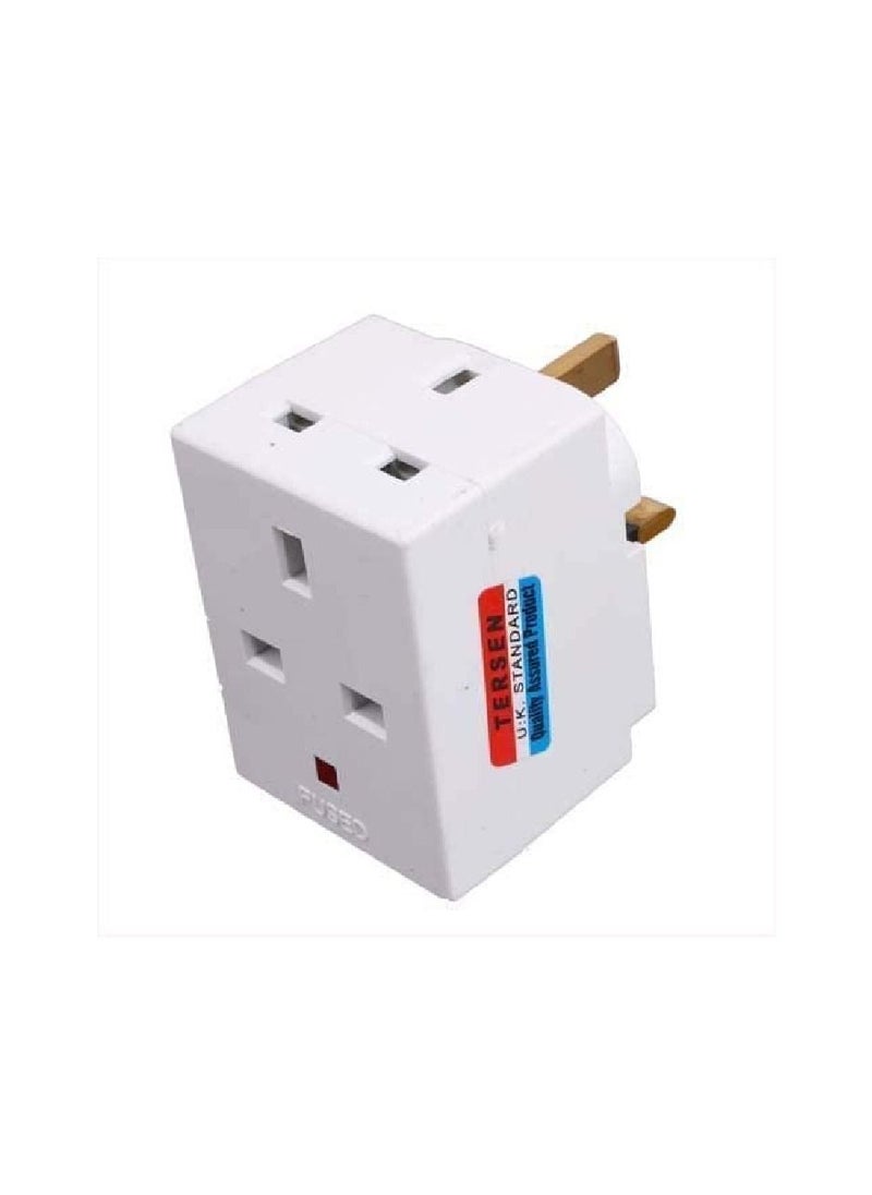 TERSEN Pack Of 2 Pcs Multi Purpose AC Power Plug 13 AMP 250V Power Adapter  - Image 2