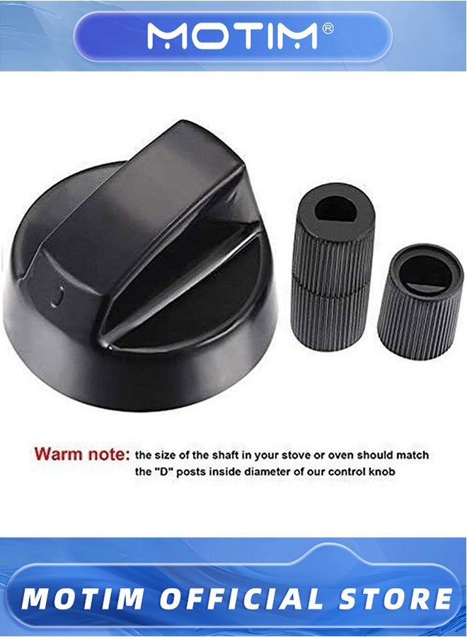 Motim 4 Pack Universal Control Knobs Replacement with 12 Adapters for Oven Stove Range  - Image 5