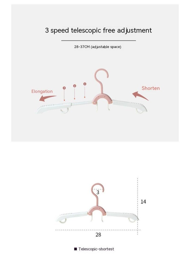 ARNOTEC Multifunctional travel folding hanger storage drying rack portable travel artifact business trip home clothes support hanger - Image 2