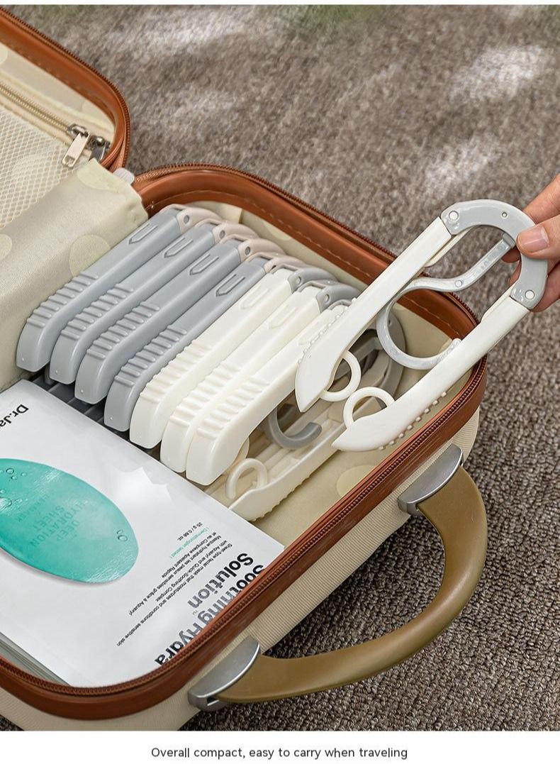 ARNOTEC Multifunctional travel folding hanger storage drying rack portable travel artifact business trip home clothes support hanger - Image 5