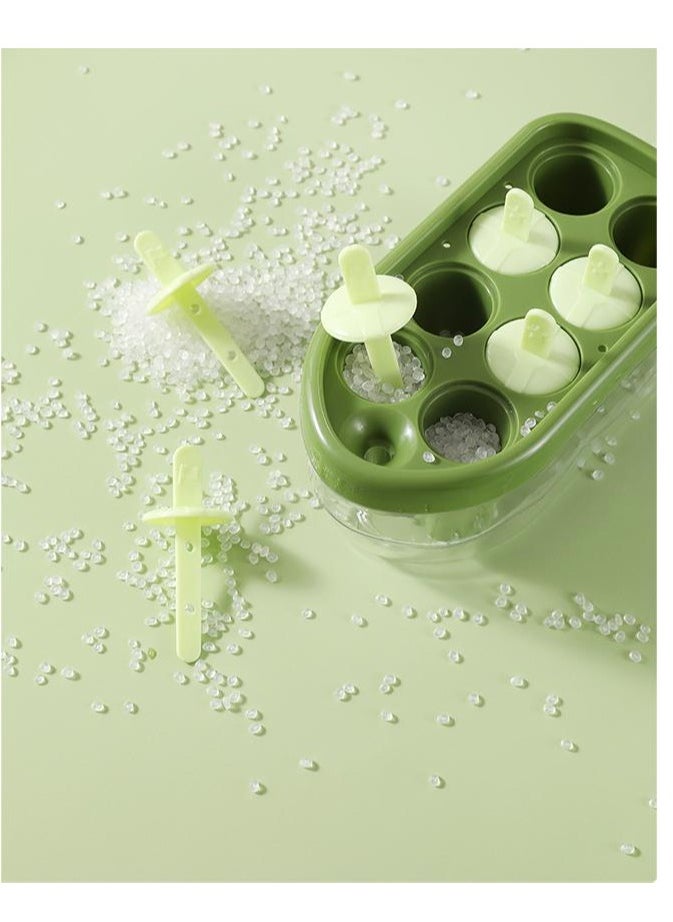 ROEIEIS - 8 Pcs Silicone Popsicle Molds with Sticks & Drip Guards, BPA-Free, Reusable & Easy Release Ice Pop Maker - Image 1