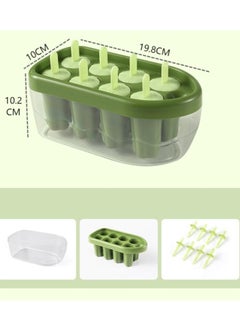 8 Pcs Silicone Popsicle Molds with Sticks & Drip Guards, BPA-Free, Reusable & Easy Release Ice Pop Maker - pzsku/Z12DD773A79EDBA45DFDFZ/45/_/1732797935/906accd2-5101-4170-bf17-7d7c572a8208