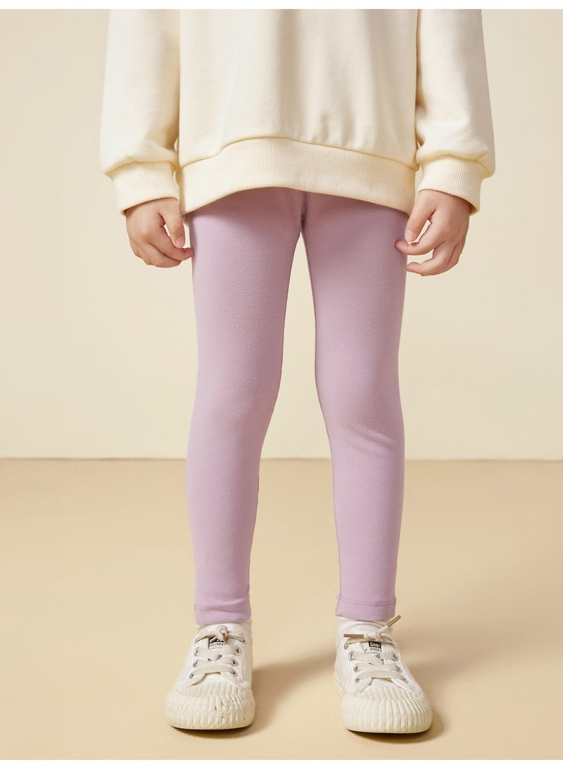 mini bala Girls Kid Premium Soft Stretchy Leggings, Skin-Friendly, Breathable, Elastic Waistband for Comfort, Ideal for Daily Wear, School, Playdates Children's Casual Must-Have Bottoms - Image 1