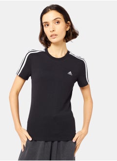 Essentials Slim Fit 3-Stripes T-Shirt