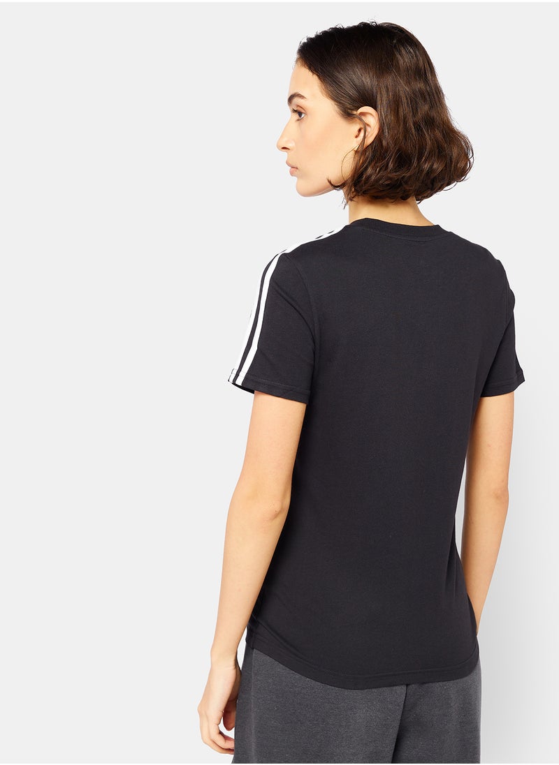 Adidas - Essentials Slim Fit 3-Stripes T-Shirt - Image 1