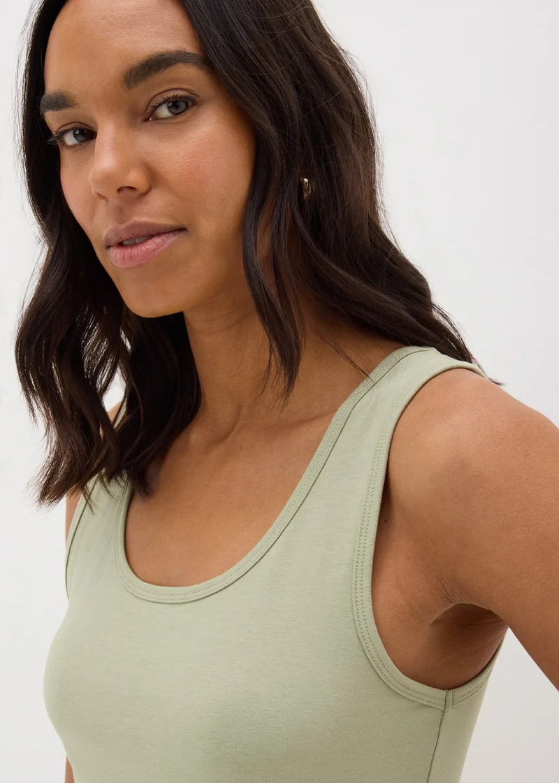 Matalan Green Longline Vest Top