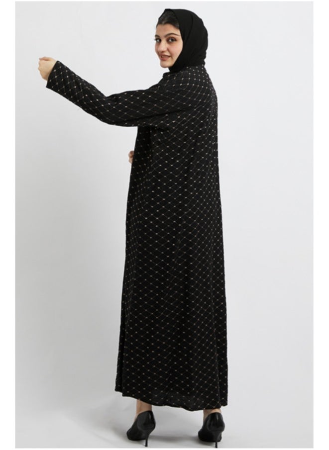 Evva Evva Luxury Saudi Abaya for Women – Elegant Open Front Modest Wear in Premium Fabric – Ideal for Ramadan, Eid, and Everyday Elegance  - Image 4