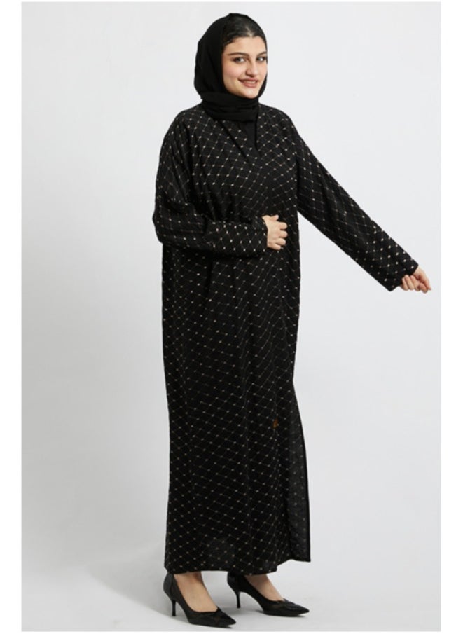 Evva Evva Luxury Saudi Abaya for Women – Elegant Open Front Modest Wear in Premium Fabric – Ideal for Ramadan, Eid, and Everyday Elegance  - Image 2