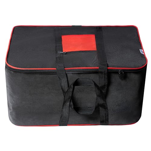 RENVA Underbed Storage Bags | Large Capacity Foldable Storage Containers with Clear Window & Reinforced Handles | 70L Organizer for Blankets, Comforters, Bedding & Clothes (Adam, 1 pc) - Image 3