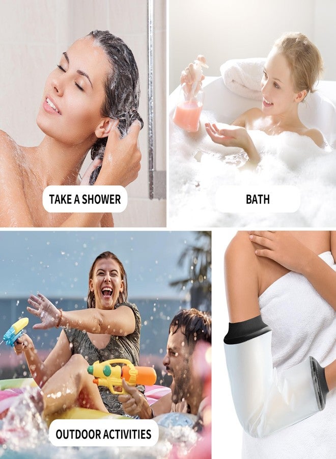KEEFITT PICC Line Shower Cover, Waterproof PICC Line Cover for Upper Arm, Adult PICC Line Shower Sleeve for Chemotherapy Shower, Arm cast Shower Cover for Upper Arm Wound, Bandage Dressing Protection - Image 5