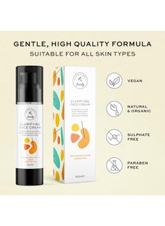 The Natural And Organic Family Face Cream For Teen Girls Boys Organic Face Moisturizer For Dry Skin Soothing Facial Cream With Tea Tree Moisturizer Daily Face Moisturizer For Acne Prone Skin Hyaluronic Acid Moisturizer  - Image 2