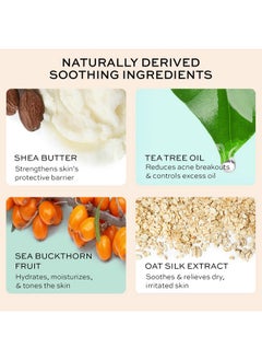 The Natural And Organic Family Face Cream For Teen Girls Boys Organic Face Moisturizer For Dry Skin Soothing Facial Cream With Tea Tree Moisturizer Daily Face Moisturizer For Acne Prone Skin Hyaluronic Acid Moisturizer  - Image 3