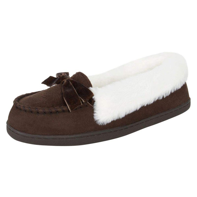 Jessica Simpson womens Casual Slipper, Brown, X-Large US - Image 1
