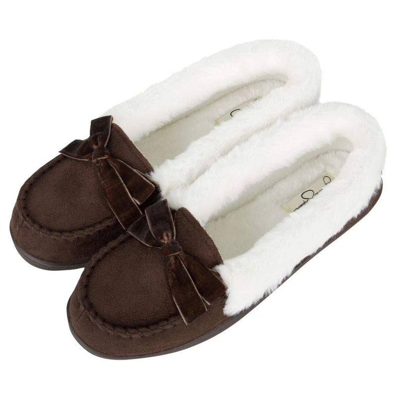 Jessica Simpson womens Casual Slipper, Brown, X-Large US - Image 4