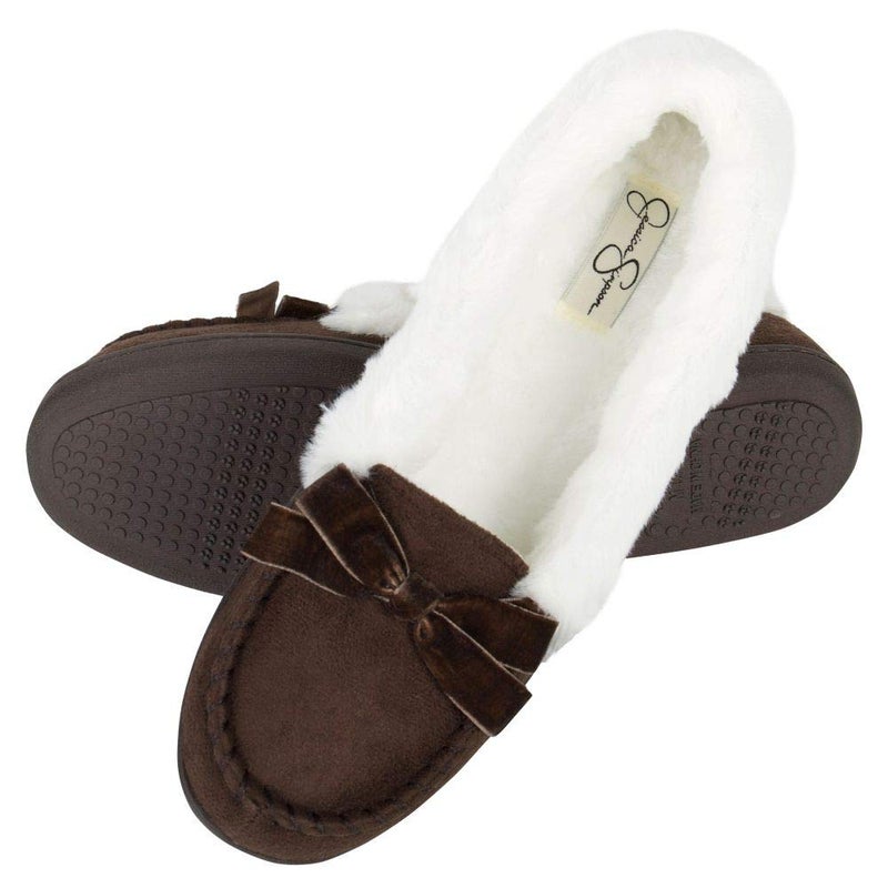 Jessica Simpson womens Casual Slipper, Brown, X-Large US - Image 3