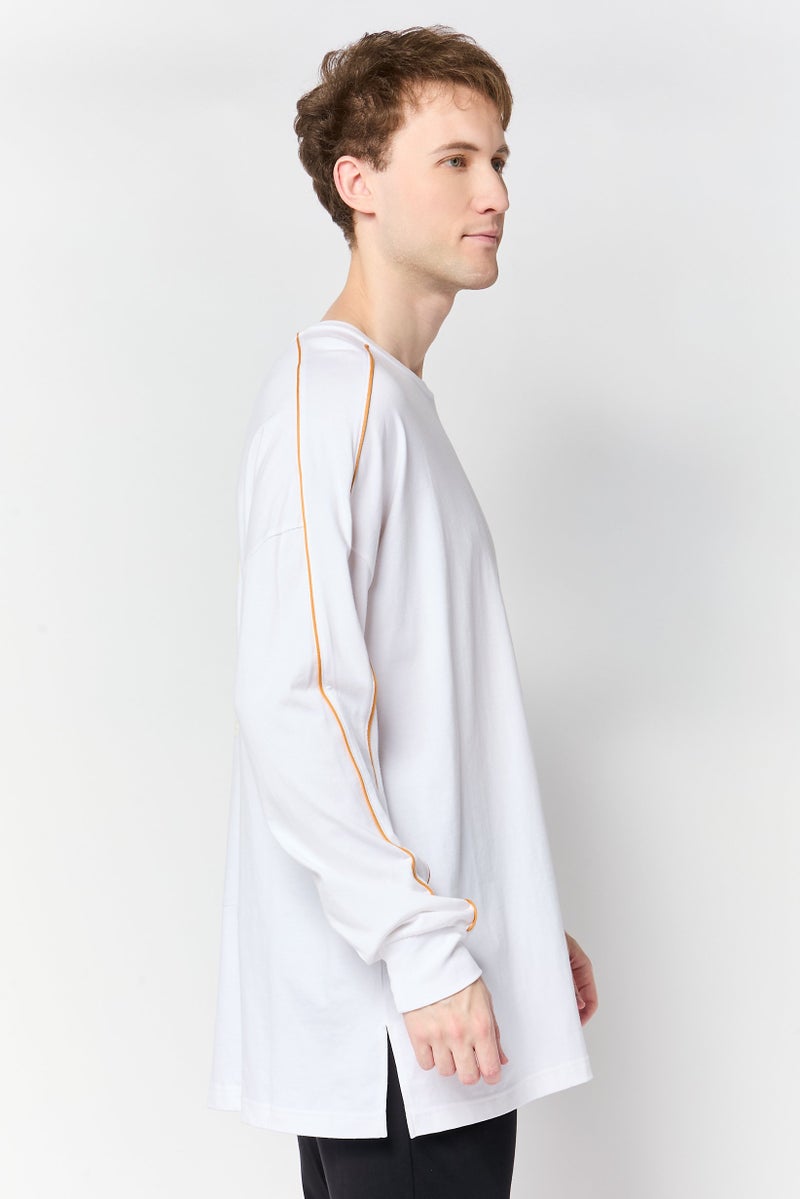 PUMA Men Sportswear Fit Long Sleeve Outdoor Sweatshirt White - Image 2