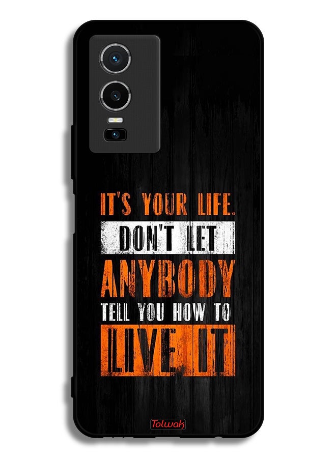 Tolwak Vivo Y76 5G Protective Case Cover Its Your Life - Image 2
