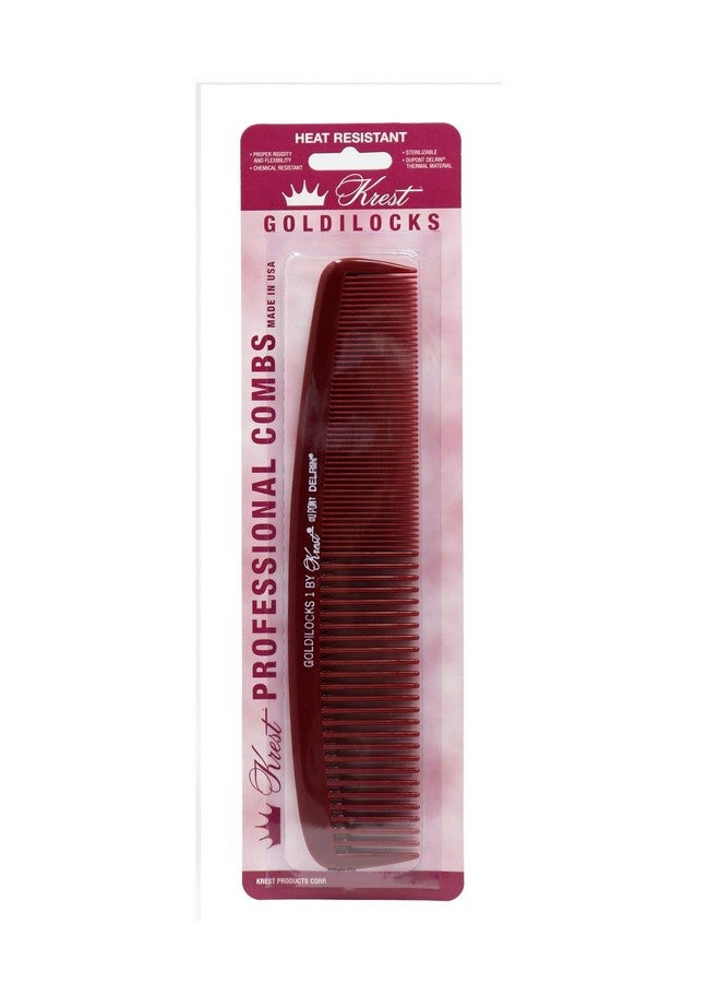 Krest 8 1/2 Inch Krest Goldilocks G1 Heat Resistant Hair Combs. Round Master Waver 1pc