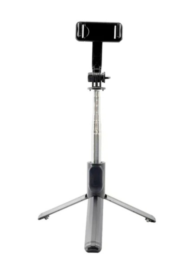 Q07 Bluetooth Selfie Stick Multifunctional Live Broadcast Tripod Without Light(Black) - Image 1