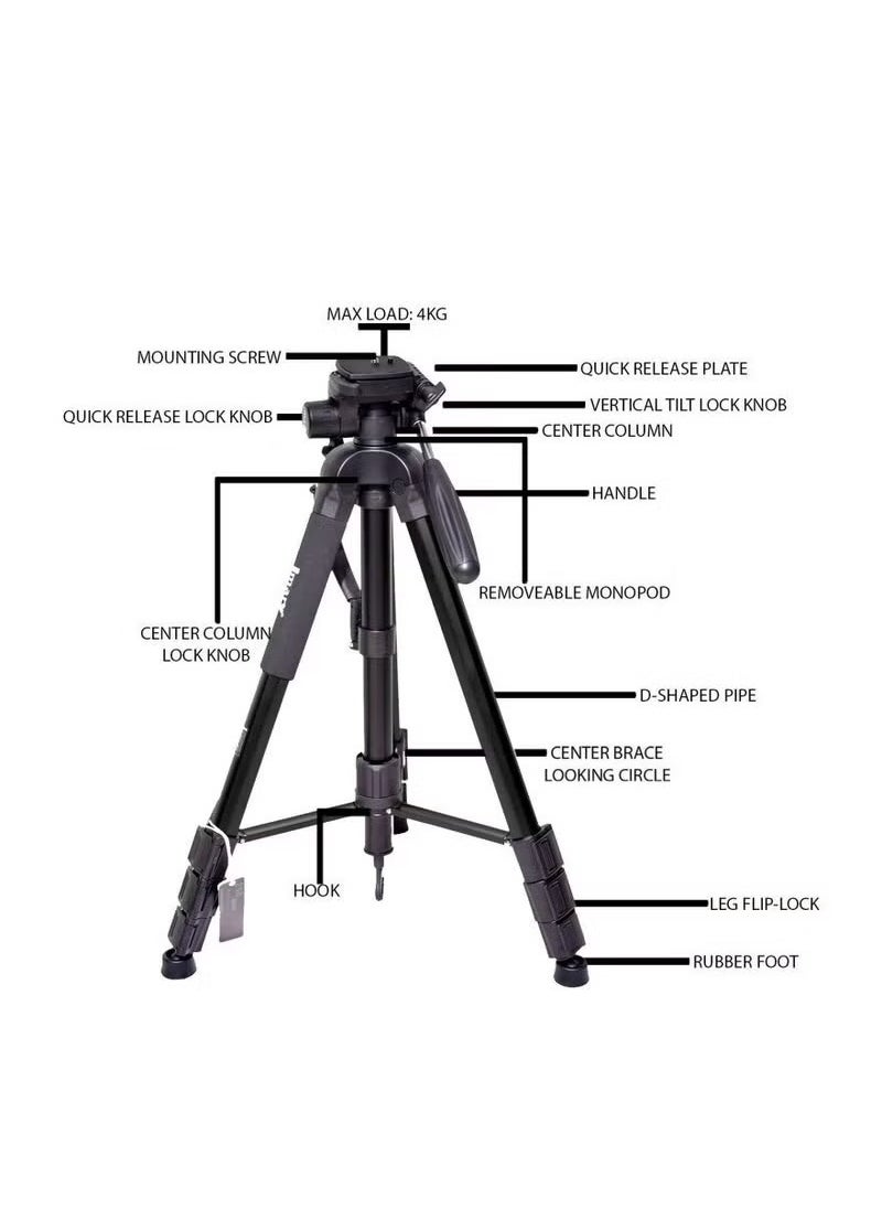 Jmary Jmary KP-2254 Professional Tripod  - Image 2