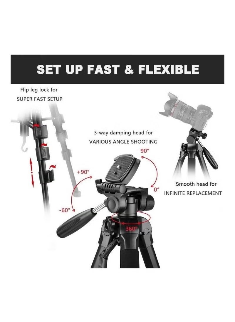Jmary Jmary KP-2254 Professional Tripod  - Image 4