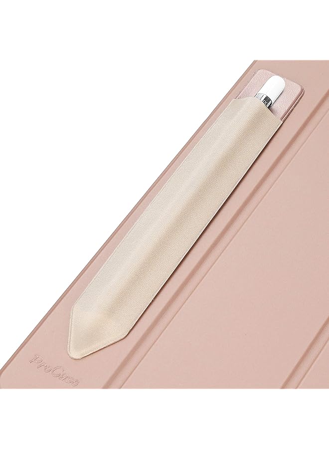 Procases Pencil Holder Sticker For Pencil 1St And 2Nd Gen Elastic Stylus Pocket Pouch Adhesive Stylus Pen Sleeve Attached To Case For Pencil And Other Stylus Pens Rosegold  - Image 1