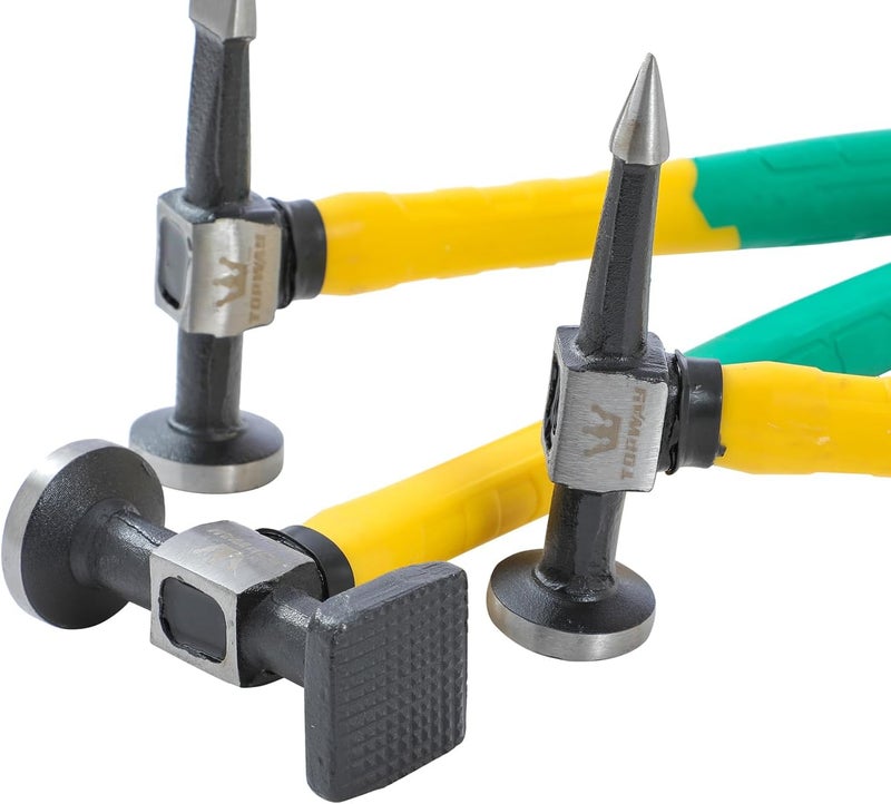 TOPWAY 9-Piece Professional Auto Body Panel Dent Repair Tool Set - Image 3