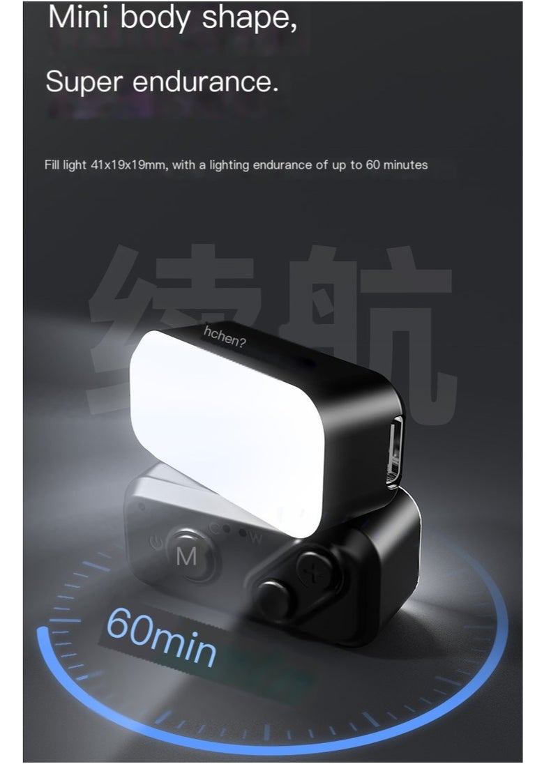 hohem - iSteady XE 3-Axis Smartphone Gimbal Stabilizer Portable Phone Vlog Gimbal Anti-shake with Magnetic LED Fill Light Mini Tripod 280g Load Capacity Replacement for iPhone 14/13/12/11 Android Smartp - Image 1