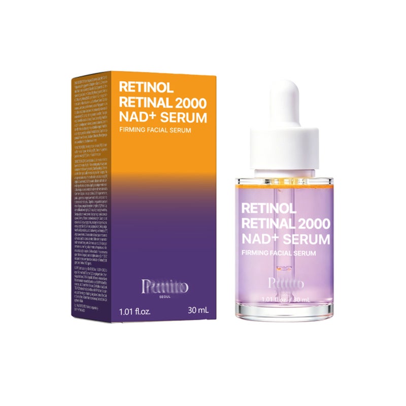 PURITO Retinol + Retinal Serum with NAD, Shake-Activated PM Firming Booster Night Serum, 2000ppm Dual Retinoids, Helps Improve Fine Lines, Wrinkles, Firmness & Uneven Skin, 30 ml, 1.01 fl.oz - Image 1
