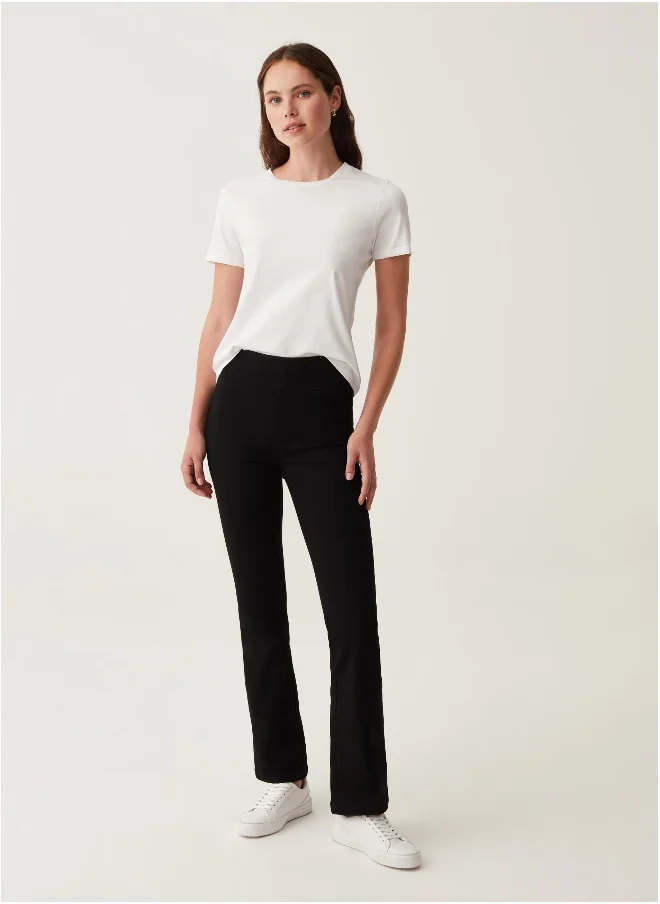 Ovs High-rise flare-fit jeggings