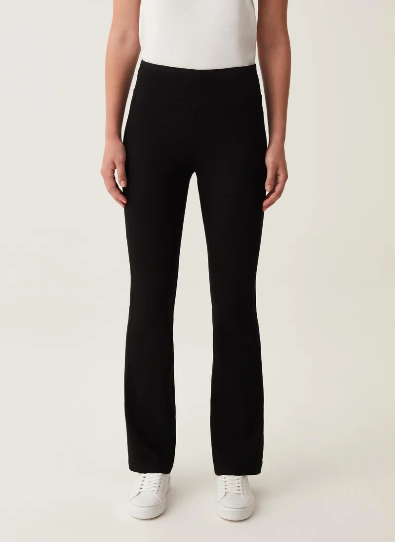 Ovs High-rise flare-fit jeggings