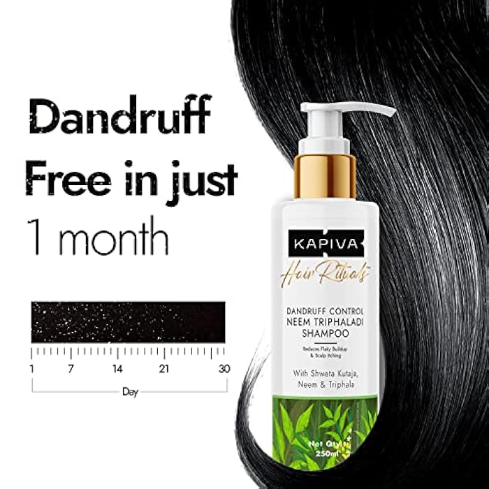 Kapiva Dandruff Control Neem Triphaladi Shampoo | Helps to reduce mild to heavy dandruff in 1 month - Image 2