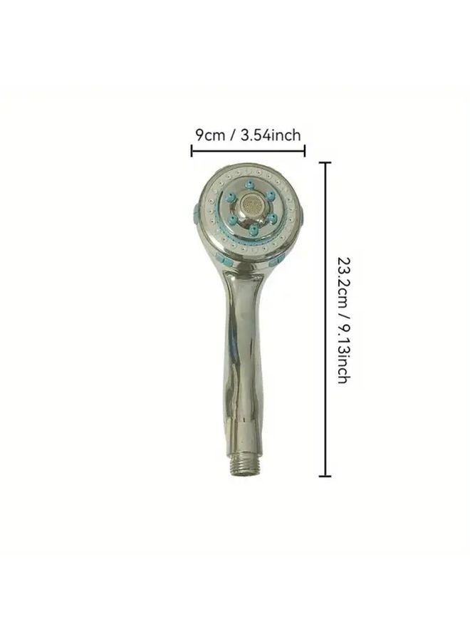 High Pressure ABS Handheld Shower Head Wall Mounted Bathroom Accessory 1 Item Color - Image 3