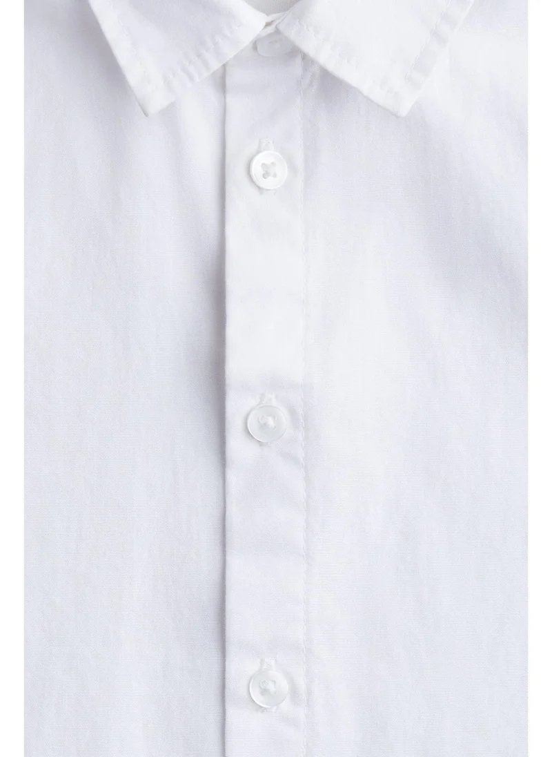 H&M Cotton poplin shirt