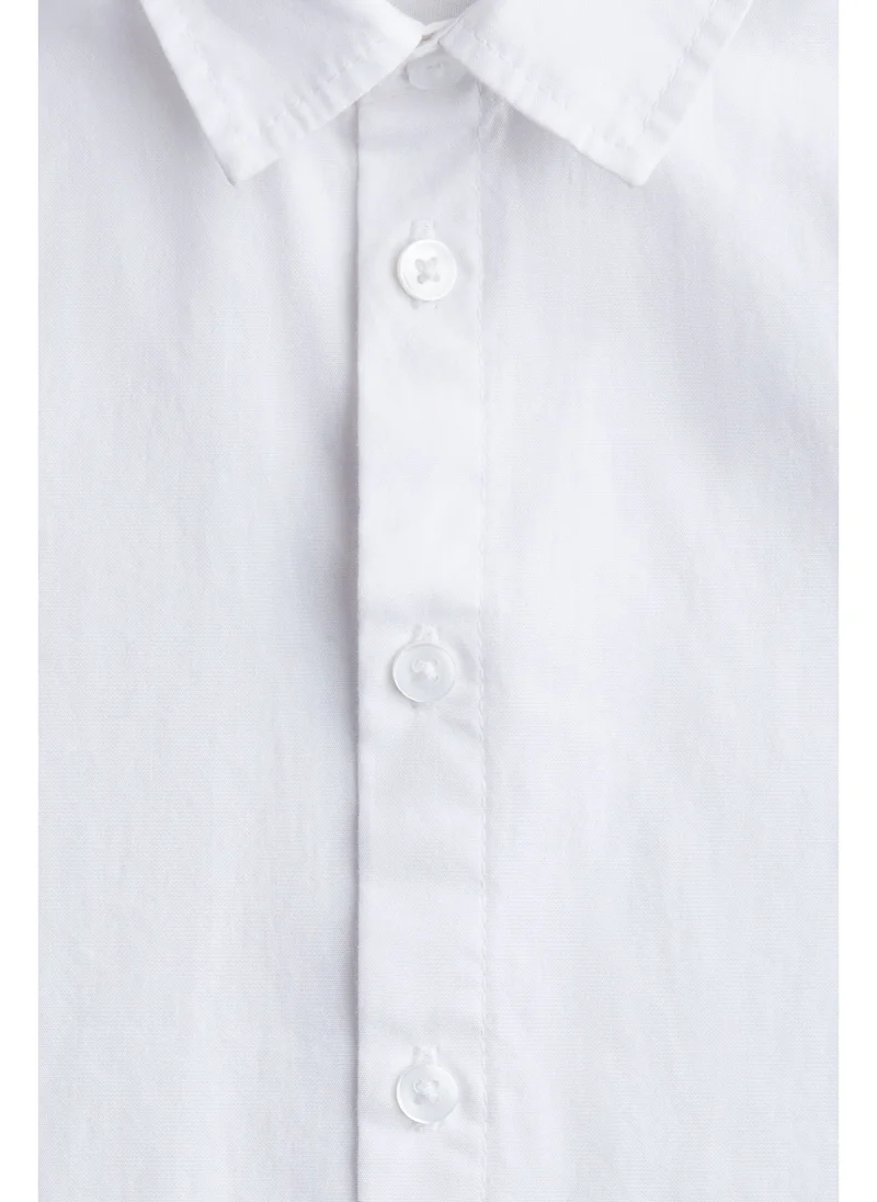 H&M Cotton poplin shirt
