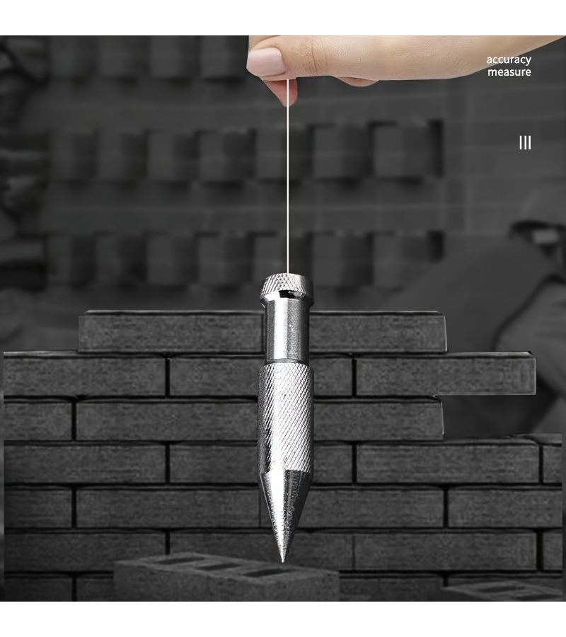 1pc Plumb Bob Vertical Precision Measurement Tool For Carpentry And Decoration - Image 5