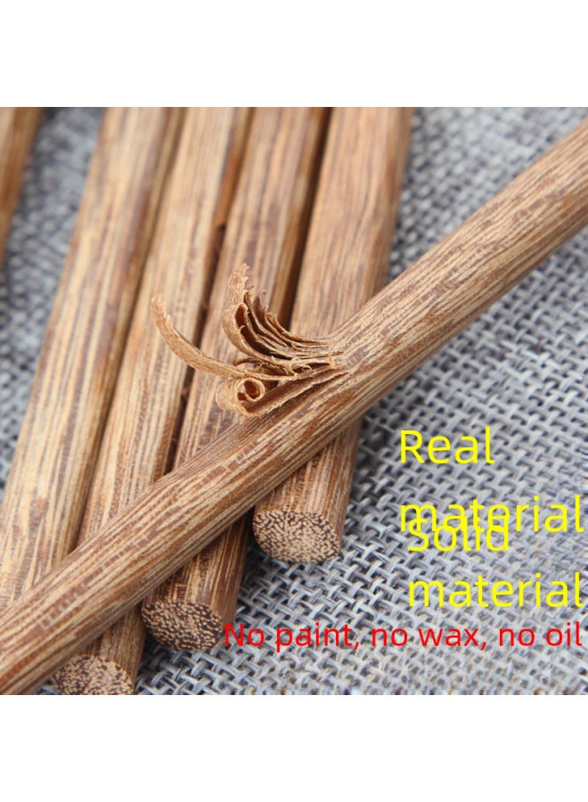 Lengthened Hot Pot Chopsticks Chicken Wing Wood Red Sandalwood Solid Wood Chopsticks Fried Noodles Fried Oil Stick Hot Pot Shop Special Non-slip-Color:Chicken Wing Wood-Specifications:32cm  - Image 5