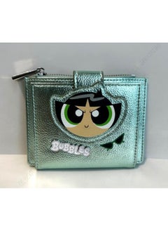 Miniso MINISO The Powerpuff Girls Collection Card Holder (Green) – Sleek and Functional Card Case 