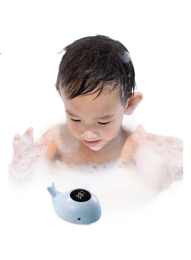 Deli Water Thermometer, Baby Bath Temperature Gauge, Gift For Elderly And Children, Birthday Present, Indoor Water Temperature Measurement For Babies, Newborn Bathtub, Blue Little Whale, Le509 - Image 3