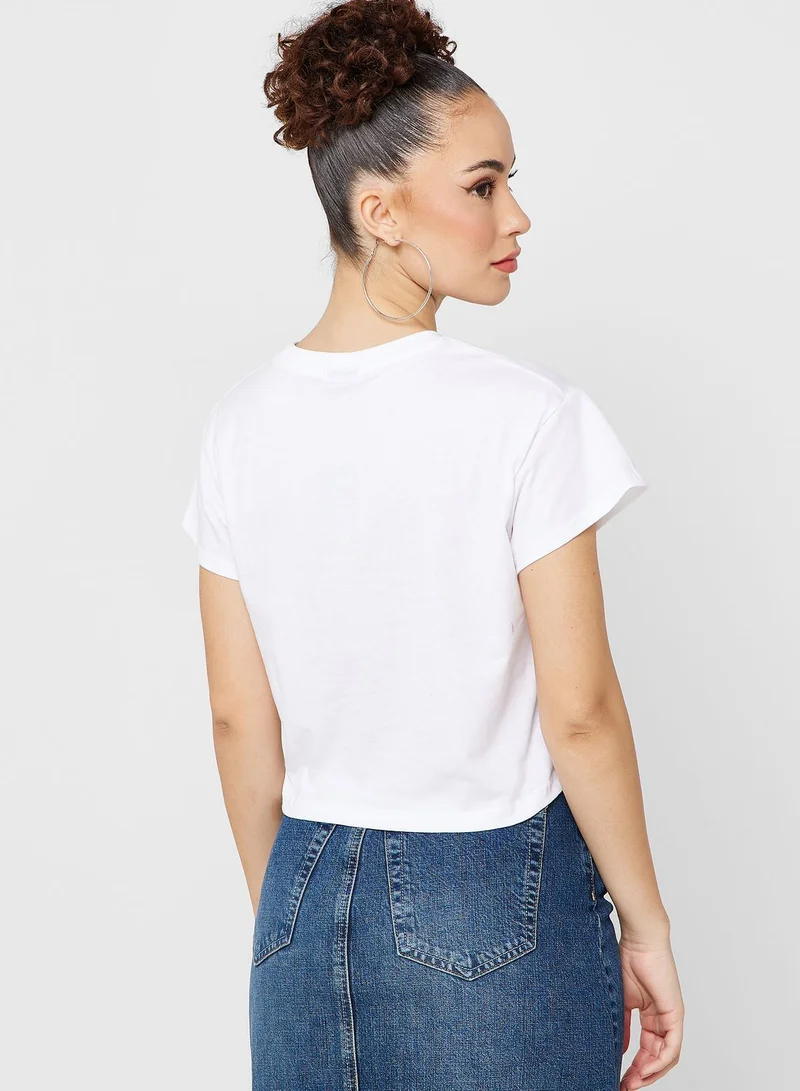 جينجر تيشيرت جرافيك بياقة دائرية