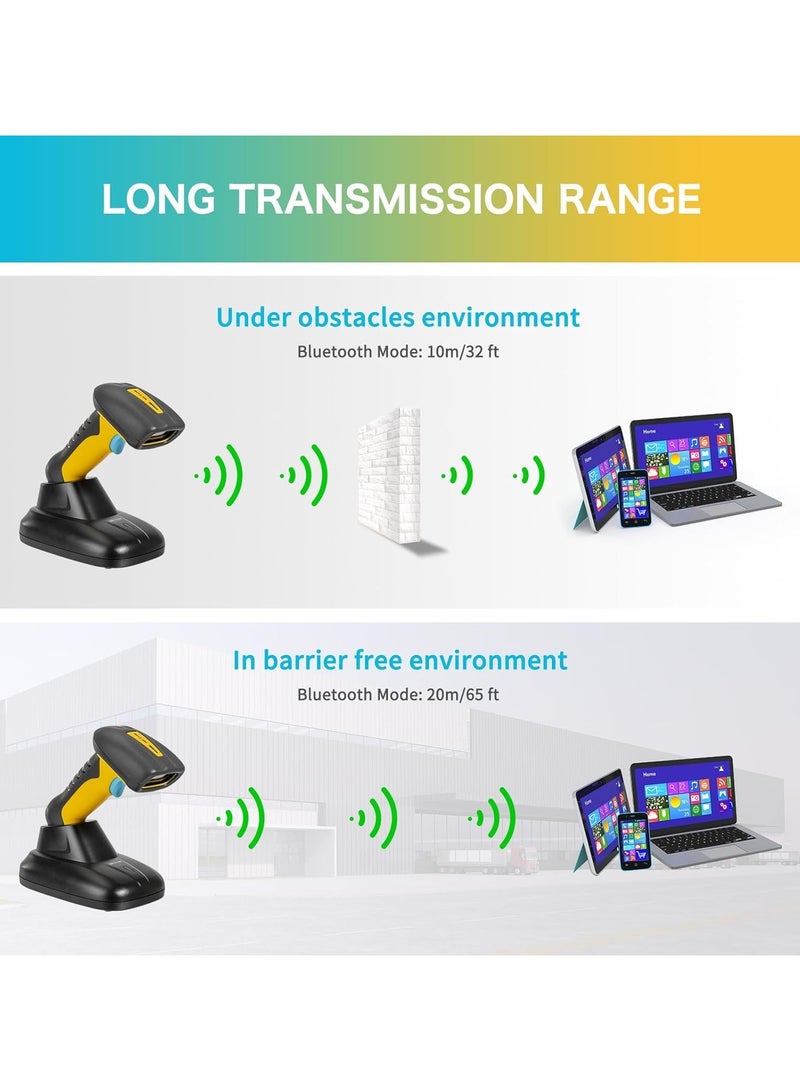 ماسح الباركود أحادي الأبعاد بتقنية البلوتوث - Image 3