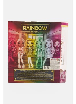 RAINBOW HIGH Daria Roselyn Fashion Doll Playset, Purple Combo  - Image 2