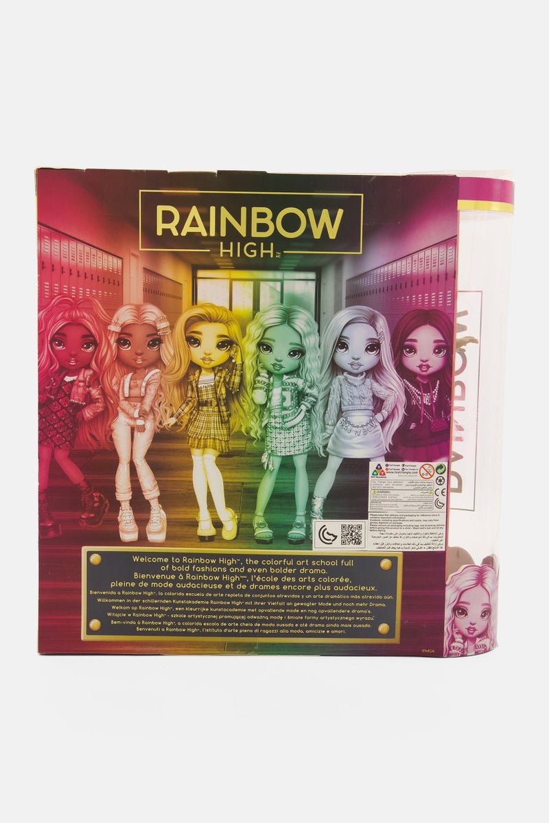 RAINBOW HIGH Daria Roselyn Fashion Doll Playset, Purple Combo - Image 2