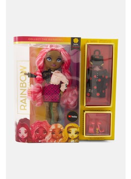 RAINBOW HIGH Daria Roselyn Fashion Doll Playset, Purple Combo  - Image 1