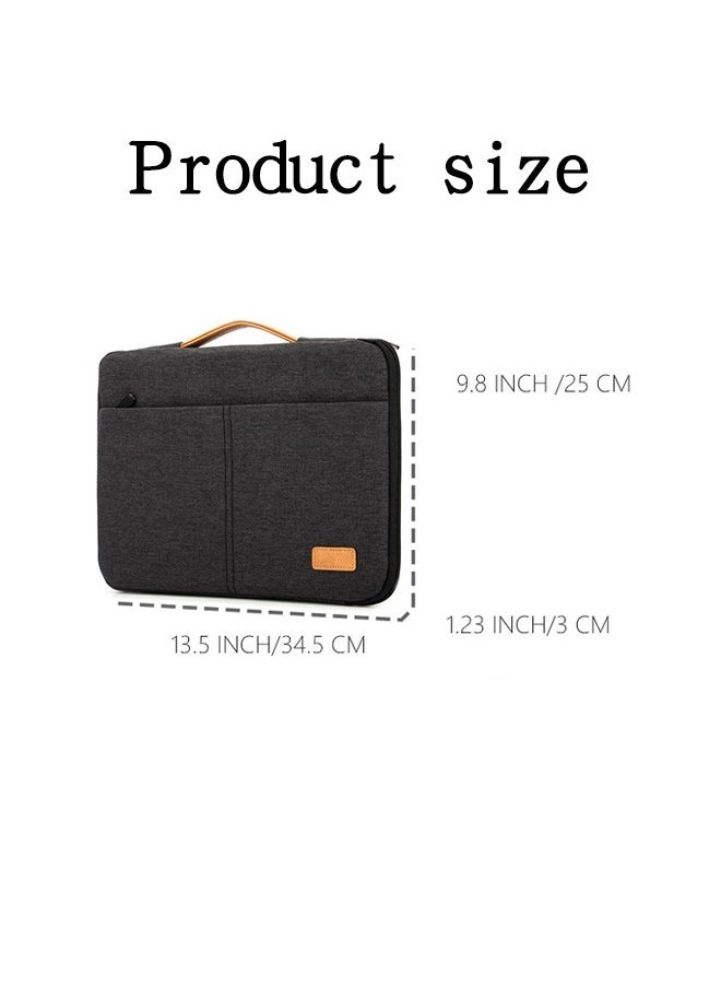 Generic - Protective Laptop Sleeve Case for 14 inch New MacBook Pro M2 / M1 Pro Max A2779 A2442 2023-2021 | 13.4" Surface Book 3 2 1 | 13.4" Surface Laptop 5 4 3 2 Computer Bag Water Resistant - Image 1