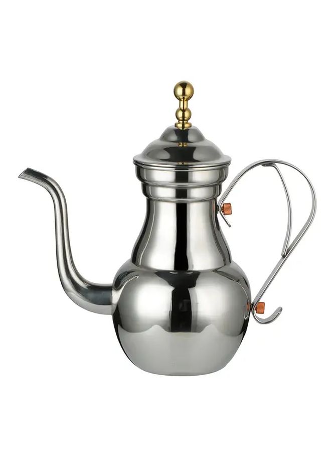 Elegant Stainless Steel Coffee Pot With Filter Golden Color Arab Style Gooseneck Kettle 50.72 Oz Durable Rust Resistant Perfect For Brewing Tea And Coffee Ideal Gift - Image 2