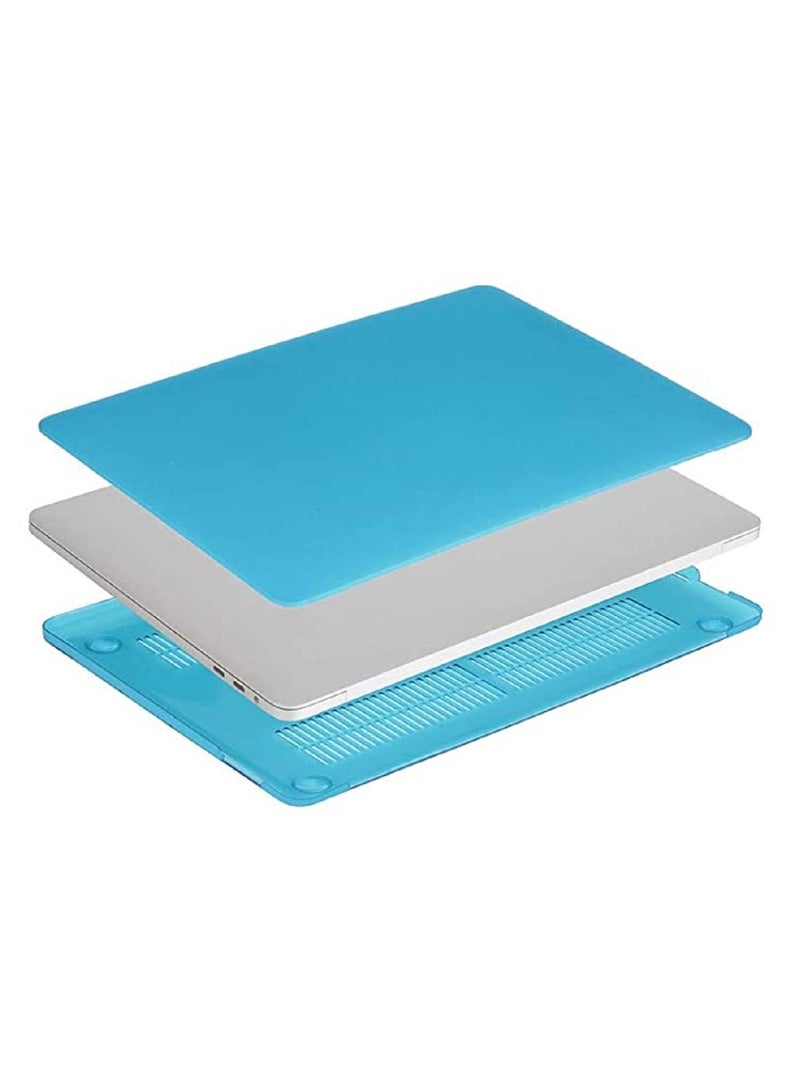 Compatible with MacBook Air 13-Inch Case 2020/2019/2018 Release A2337 M1 A2179/A1932 Retina Display Touch ID Protective Plastic Hard Shell Case Cover Aqua Blue - Image 5