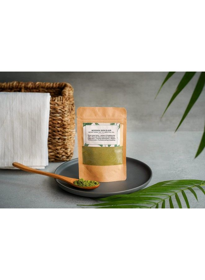 DAIVIK MORINGA GIFT OF NATURE قناع وجه إكسير البشرة لعلاج حب الشباب، شيخوخة البشرة، إزالة السمرة والتصبغات 50 جرام - Image 2