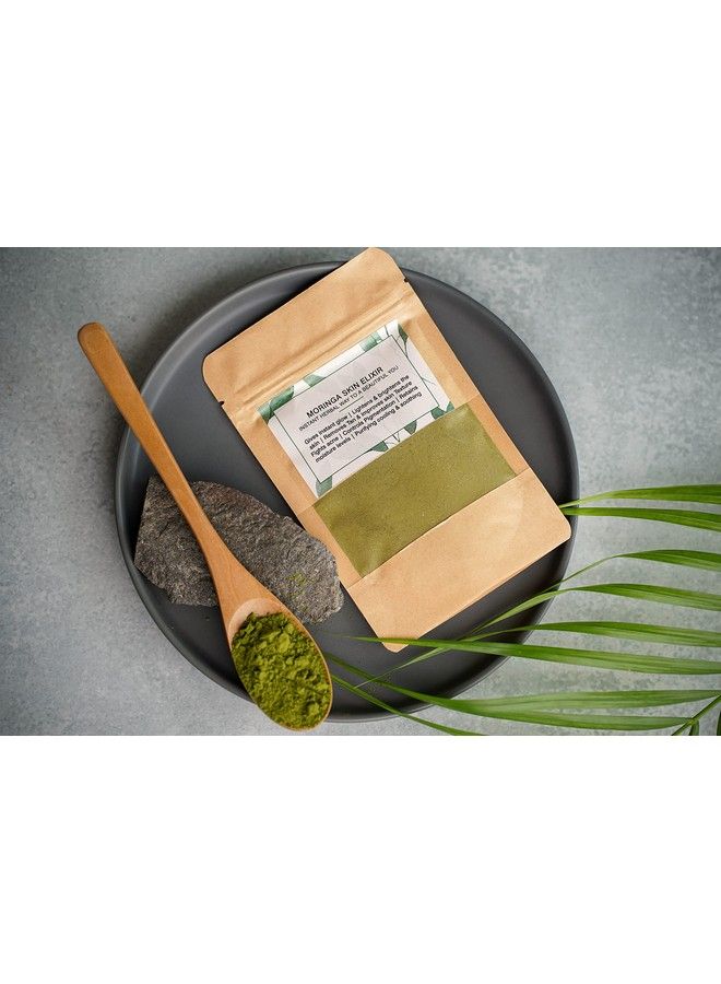 DAIVIK MORINGA GIFT OF NATURE قناع وجه إكسير البشرة لعلاج حب الشباب، شيخوخة البشرة، إزالة السمرة والتصبغات 50 جرام - Image 3